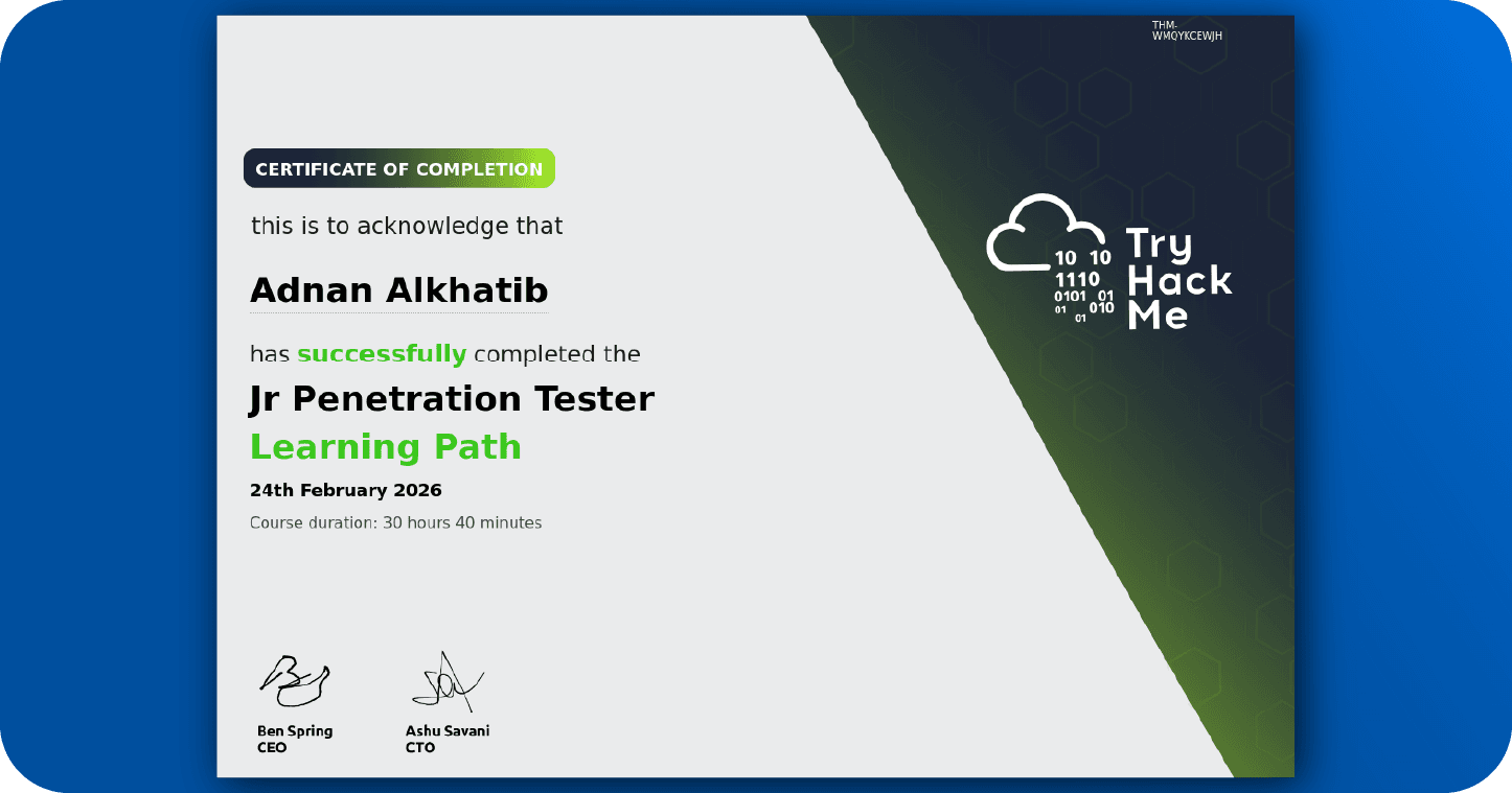 Certification