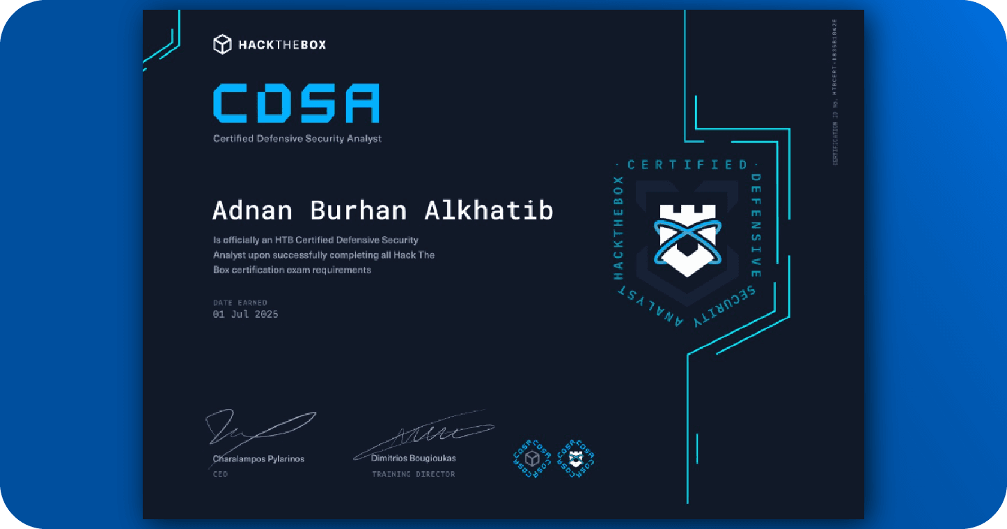 Certification
